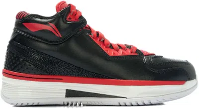 Pre-owned Li-ning Lining Way Of Wade 2 Annoucement Sneakers In Black/red/white