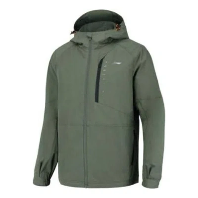 Li-ning Logo 3-in-1 Polar Fleece Sports Windbreaker 'green'