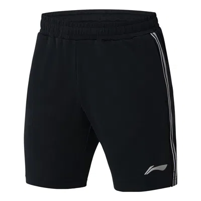 Li-ning Logo Badminton Competition Quick-drying Shorts 'black'