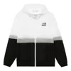 Li-ning Logo Color Block Woven Windbreaker 'white Grey Black'
