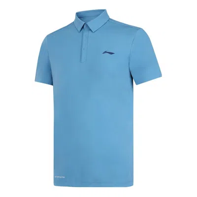 Li-ning Logo Lifestyle Polo Shirt 'sky Blue'
