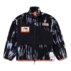 Li-ning Logo Print Classic Warm Coat 'black White'
