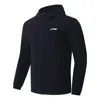 Li-ning Logo Running Windbreaker 'black' In Blue