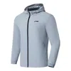 Li-ning Logo Running Windbreaker 'blue Haze'