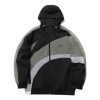 Li-ning Logo Sports Windbreaker 'black Grey' In Green