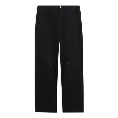 LI-NING LI-NING LOOSE FIT STRAIGHT PANTS 'BLACK'