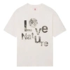 Li-ning Love Nature Graphic Loose Fit T-shirt 'white'