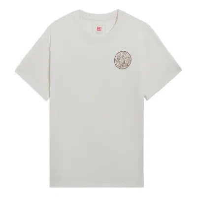 Li-ning Love Nature Graphic T-shirt 'beige' In White