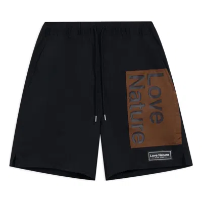 Li-ning Love Nature Label Logo Shorts 'black'