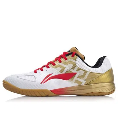 Li-ning Ma Long Signature Table Tennis Shoes In Brown