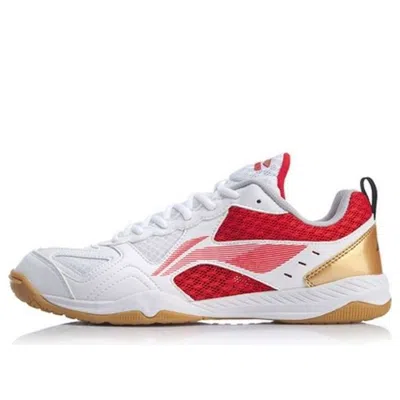 Li-ning Ma Long Signature Table Tennis Shoes 'red White'