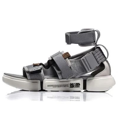 Li-ning Male  Enlightenment Ace Sports Sandals In Gray