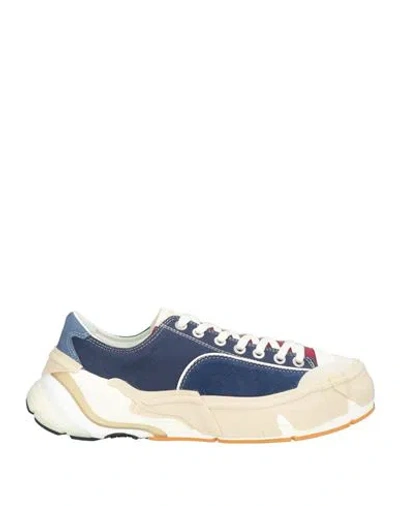 Li-ning Man Sneakers Navy Blue Size 8 Textile Fibers, Leather