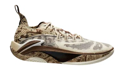 Pre-owned Li-ning Men's Lining Badfive Chasing Hunting 1 Super Sneakers In Khaki In Brown