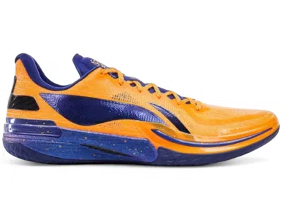 Pre-owned Li-ning Men's Lining Gamma 1 Interstellar Exploration Sneakers In Orange/purple In Multi