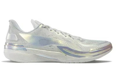 Pre-owned Li-ning Men's Lining Gamma 1 Sneakers In White Light