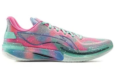 Pre-owned Li-ning Men's Lining Gamma 1 Sweet Universe Sneakers In Fluorescent Digital Powder
