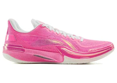 Pre-owned Li-ning Men's Lining Gamma 1 Valentines Day Romantic Universe Sneakers In Pink/white
