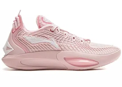Pre-owned Li-ning Men's Lining Jimmy Bulter Jb3 Care Sneakers In Pink/white In Multi