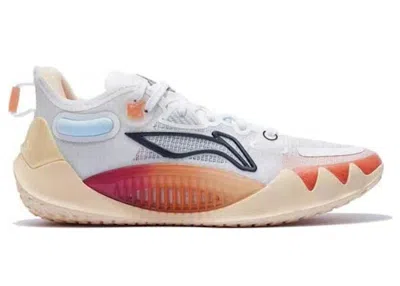 Pre-owned Li-ning Men's Lining Jimmy Butler 1 Dawn Sneakers In White/cream/orange In Multi