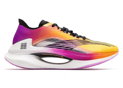 Pre-owned Li-ning Men's Lining Jueying Boom Essential Sneakers In Orange/purple