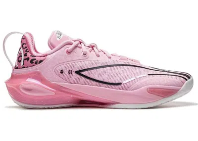 Pre-owned Li-ning Men's Lining Speed 11 Low Jungle King Sneakers In Pink/black In Multi