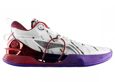 Pre-owned Li-ning Men's Lining Speed 8 F Vanvleet Toronto Raptors Pe Sneakers In White/red/purple In Multi