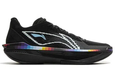Pre-owned Li-ning Men's Lining Ultra Light 2025 Pixel Sneakers In Black/light Blue In Multi