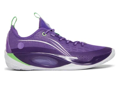Pre-owned Li-ning Men's Lining Wade 808 2 Sneakers In Lavender/purple/lime Green In Multi