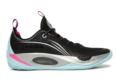 Pre-owned Li-ning Men's Lining Wade 808 2 Team No Sleep Sneakers In Black/light Blue/pink In Multi