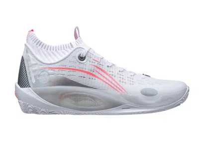 Pre-owned Li-ning Men's Lining Wade 808 2 Ultra 305 Sneakers In White/red/silver