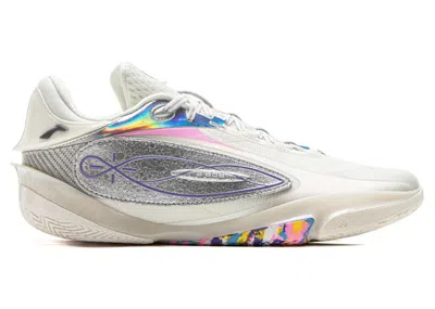 Pre-owned Li-ning Men's Lining Wade 808 5 Ultra Birthday Sneakers In White/silver In Multi
