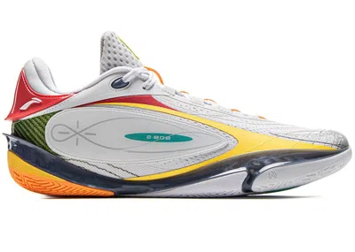 Pre-owned Li-ning Men's Lining Wade 808 5 Ultra Energy Drink Sneakers In Grey/red/yellow