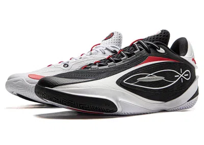 Pre-owned Li-ning Men's Lining Wade 808 5 Ultra Yin Yang Sneakers In White/black/red