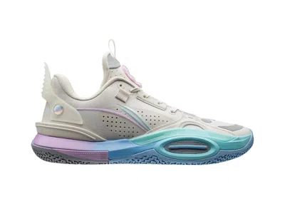 Pre-owned Li-ning Men's Lining Wade All City 10 Sneakers In White/grey/cotton Candy