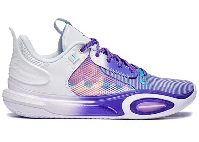 Pre-owned Li-ning Men's Lining Wade All City 11 Snowberg Sneakers In Fluorescent Blue/violet
