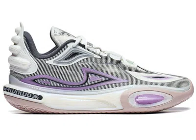 Pre-owned Li-ning Men's Lining Wade All City 11 V2 Dreamer Sneakers In Grey/purple Black In Multi