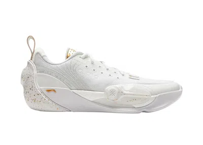 Pre-owned Li-ning Men's Lining Wade All City 13 Road To Finals Sneakers In White/gold In Multi