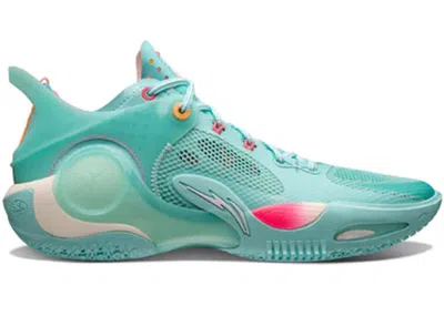 Pre-owned Li-ning Men's Lining Wade Fission 8 Miami Sneakers In Electric Blue