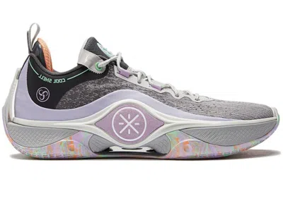 Pre-owned Li-ning Men's Lining Wade Shadow 5 V2 Easter Egg Sneakers In Grey/lilac/orange