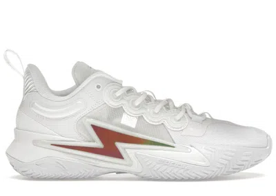 Pre-owned Li-ning Men's Lining Wade Son Of Flash Hot Sneakers In White