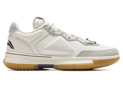 Pre-owned Li-ning Men's Lining Way Of Wade 1 Low Sneakers In White Hot/grey/gum
