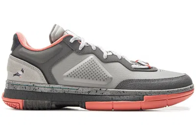 Pre-owned Li-ning Men's Lining Way Of Wade 1 Staple Street Legend Sneakers In Grey/orange In Multi