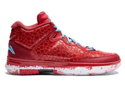 Pre-owned Li-ning Men's Lining Way Of Wade 1 Stingray Sneakers In Red/white