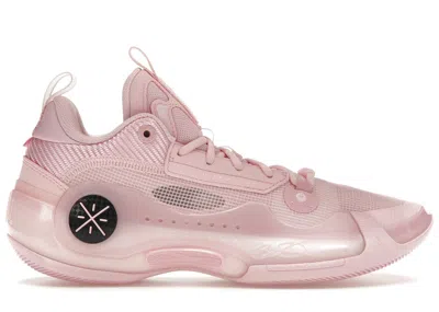 Pre-owned Li-ning Men's Lining Way Of Wade 10 Low Cherry Blossom Sneakers In Pink/black In Multi