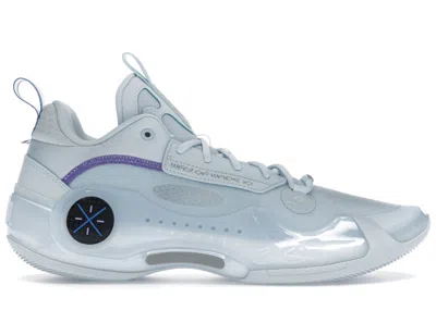 Pre-owned Li-ning Men's Lining Way Of Wade 10 Low Frost Sneakers In Cool Grey/blue/purple
