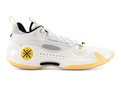 Pre-owned Li-ning Men's Lining Way Of Wade 10 Low Lemon Sneakers In White/yellow/black In Multi