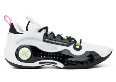 Pre-owned Li-ning Men's Lining Way Of Wade 10 Low Panda Sneakers In White/black