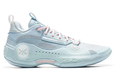 Pre-owned Li-ning Men's Lining Way Of Wade 10 Low South Beach Sneakers In Light Blue/pink