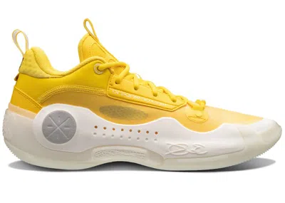 Pre-owned Li-ning Men's Lining Way Of Wade 10 Low The City Of Angels Sneakers In Yellow/white In Multi